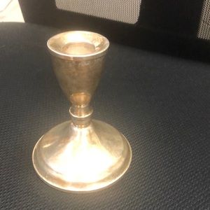 STERLING WEIGHTED CANDLE HOLDER